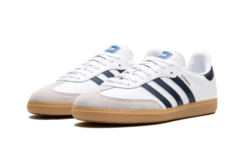 Adidas Samba OG Cloud White Night Indigo Gum 